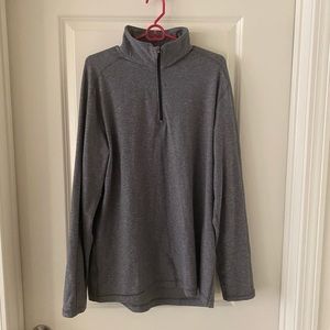 Men’s Lululemon quarter zip pullover - XL - Gray